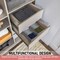 4 Pieces Drawer Organizer Bins – Storage Basket Drawer Dividers for Clothes,Underwear, Socks – Cloth Container Cube Bins for Home Organization, Closet, Shelves, Dresser